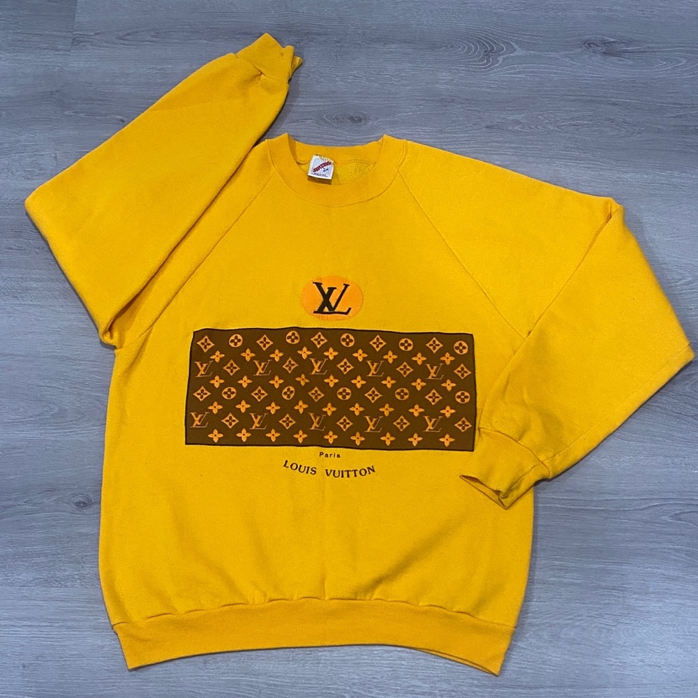 80’s LV Mustard Crewneck Sweatshirt